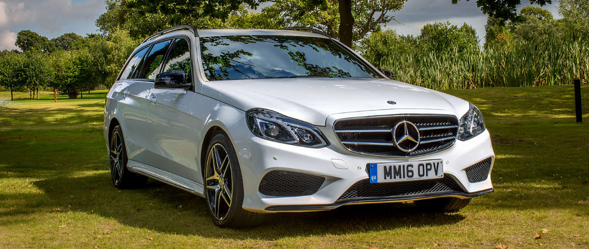 White Mercedes